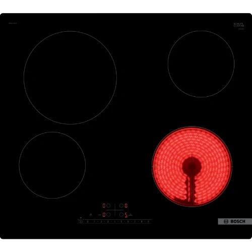 Série 6, Table électrique, 60 cm, Noir, sans cadre BOSCH PKE611FN8E