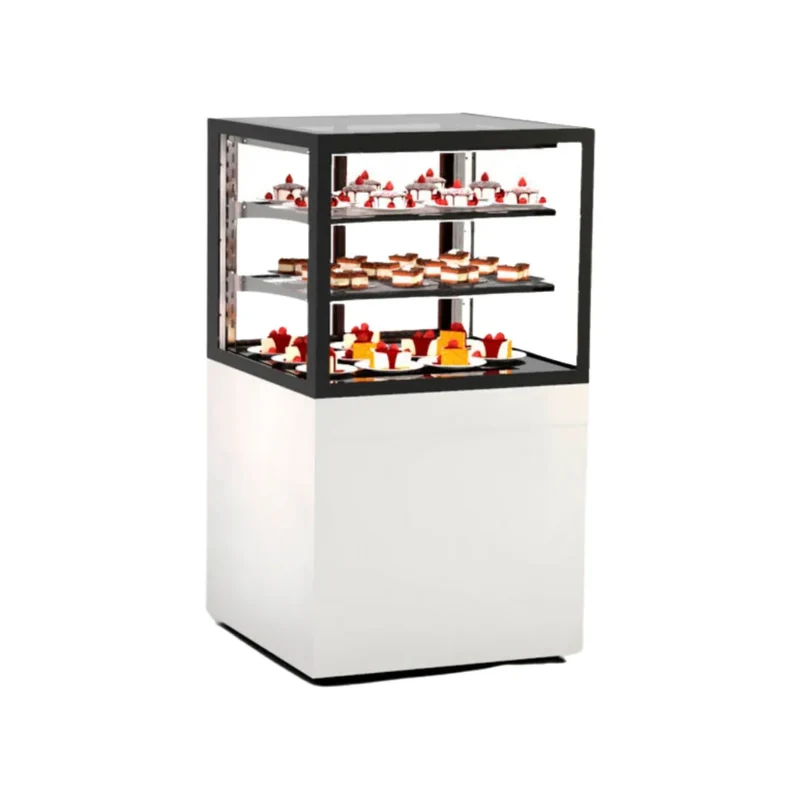 Vitrine de présentation réfrigérée libre service 3 niveaux - 600