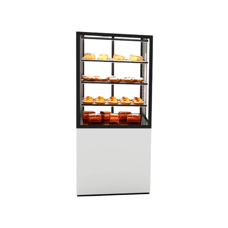 Vitrine de présentation chaude libre service 4 niveaux - 600