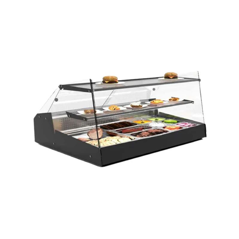 Vitrine réfrigérée à poser 2 niveaux - 1000