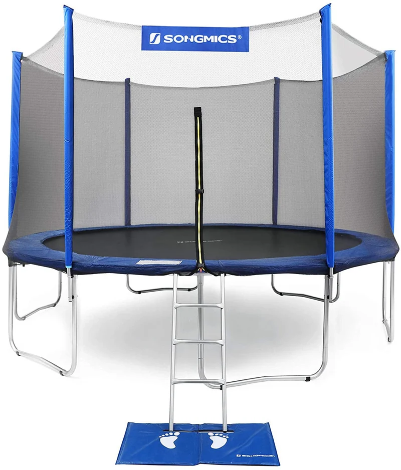 SONGMICS Trampoline Outdoor Backyard Trampolines for Kids