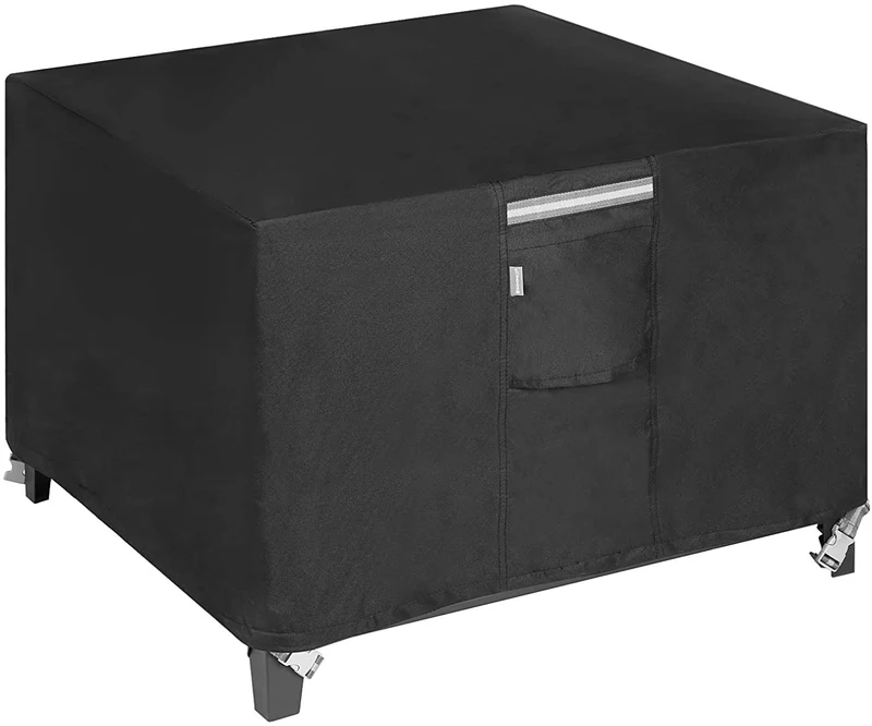 SONGMICS Fire Pit Cover, Waterproof and Anti-Fade, 31 x 31 x 24 Inches