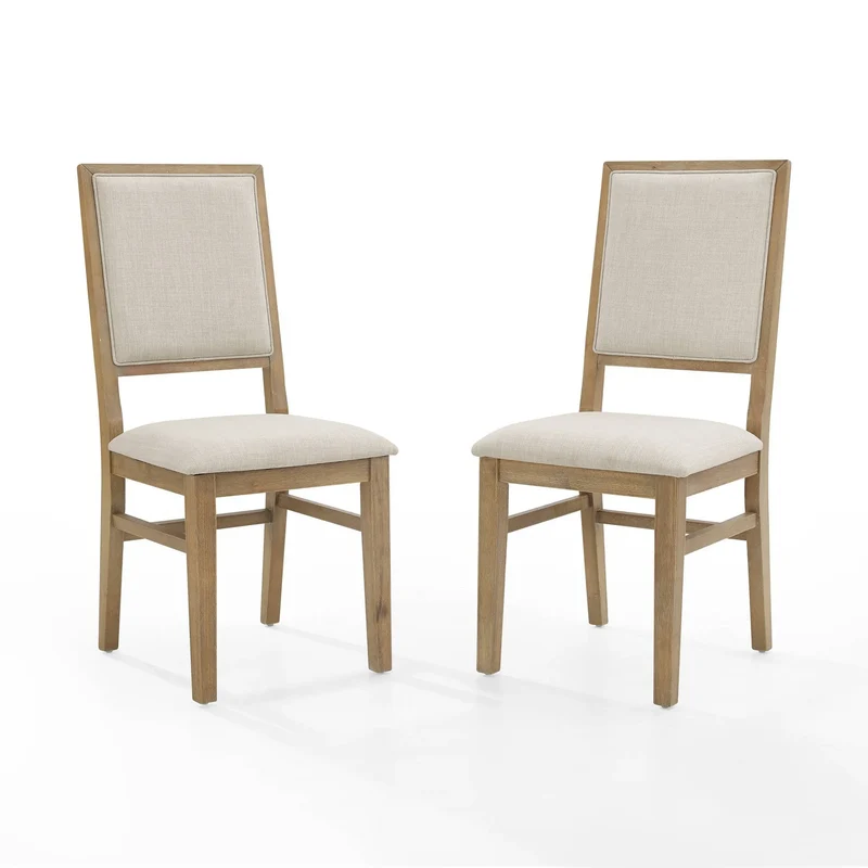 Upholstered Dining Chairs - Joanna - Rustic Brown