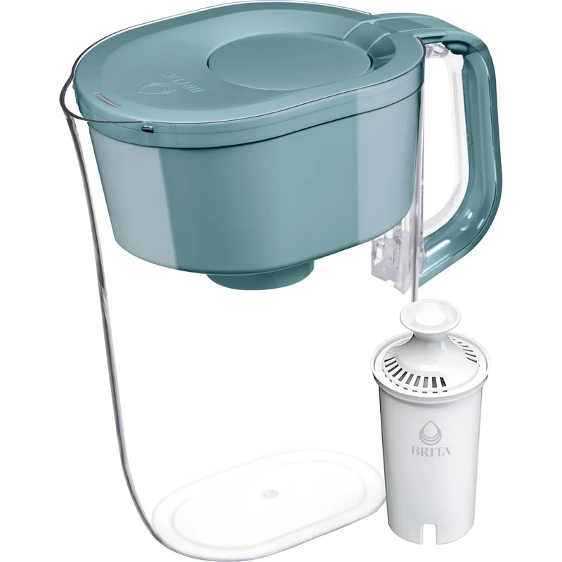10-Cup Water Pitcher Dispenser - Stone Blue