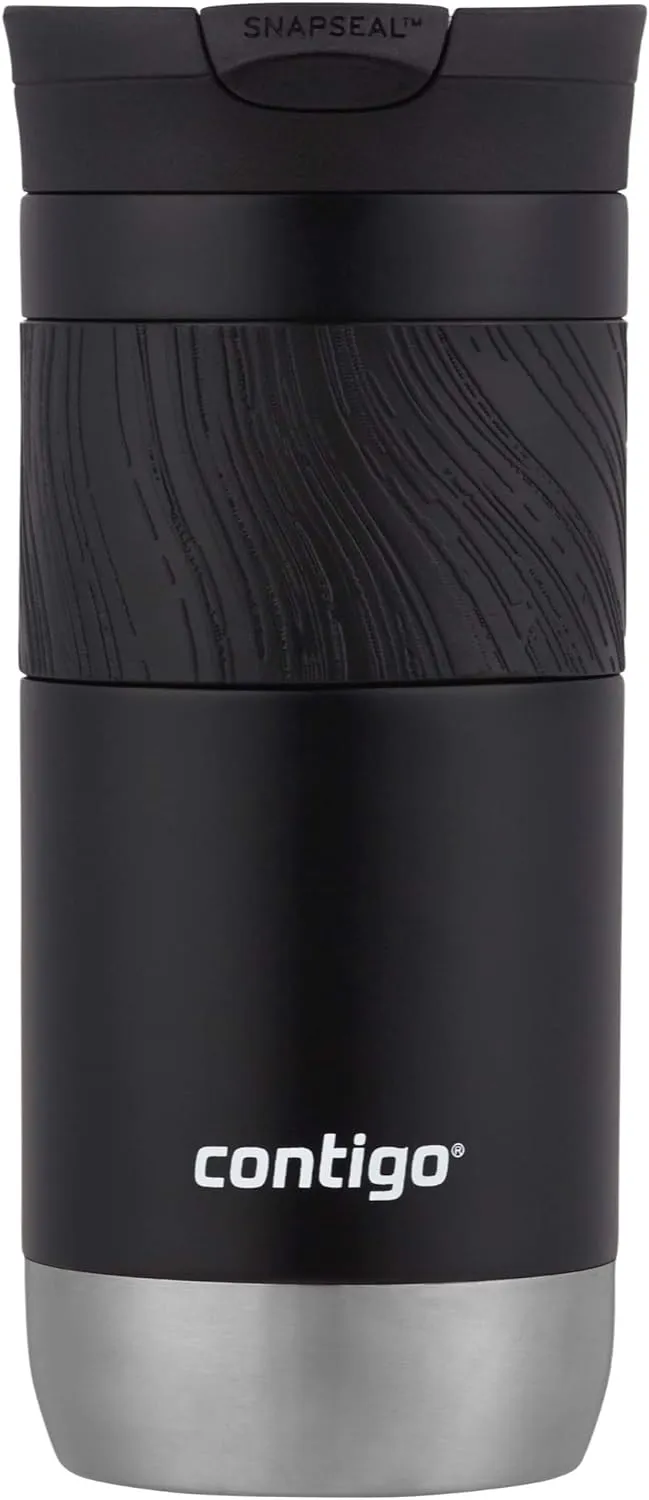 Vacuum-Insulated Stainless Steel Travel Mug - Licorice