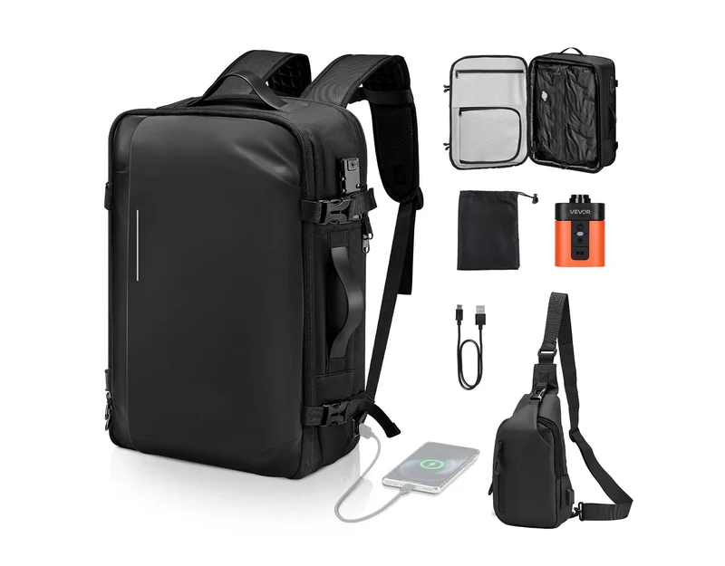Vacuum Travel Backpack - 65L - Black