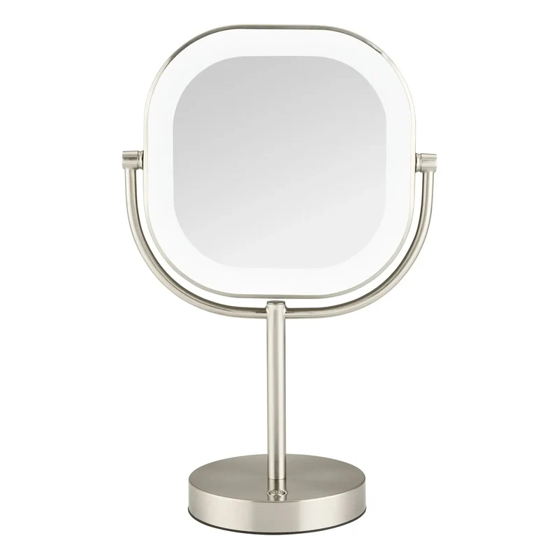 LED Double-Sided 1x/10x Magnification Rechargeable Mirror
