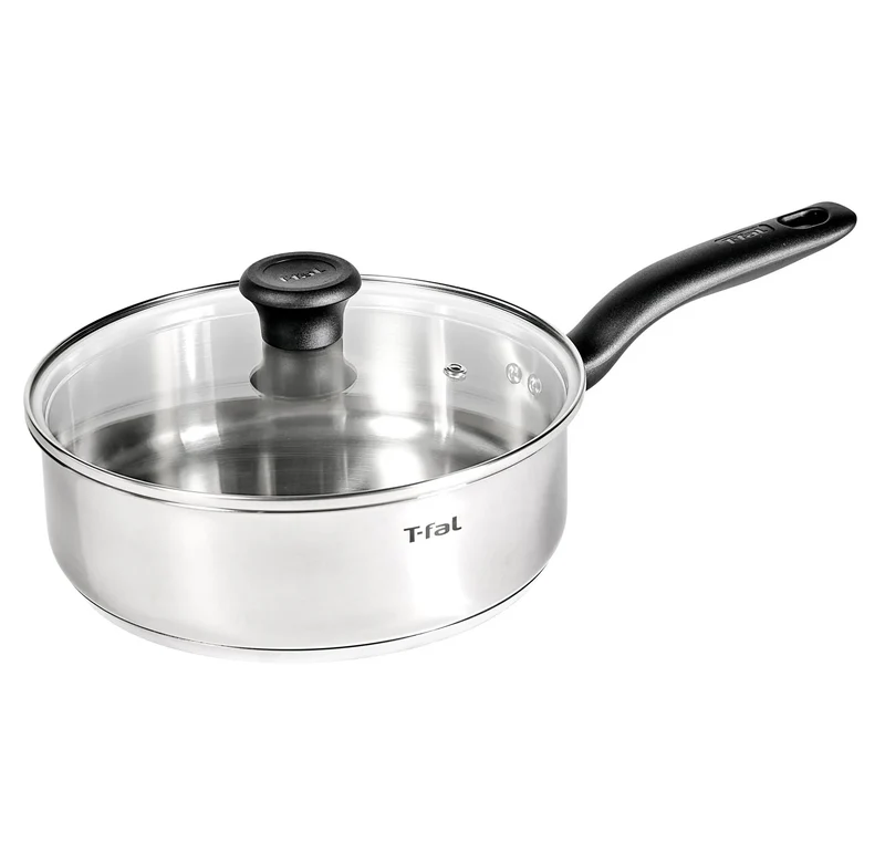 Simply Cook 3.5qt Stainless Steel Saute Pan with Lid