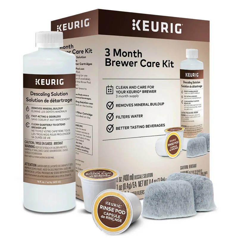 3 Month Brewer Care Kit - Descaling Solution & Cleaner