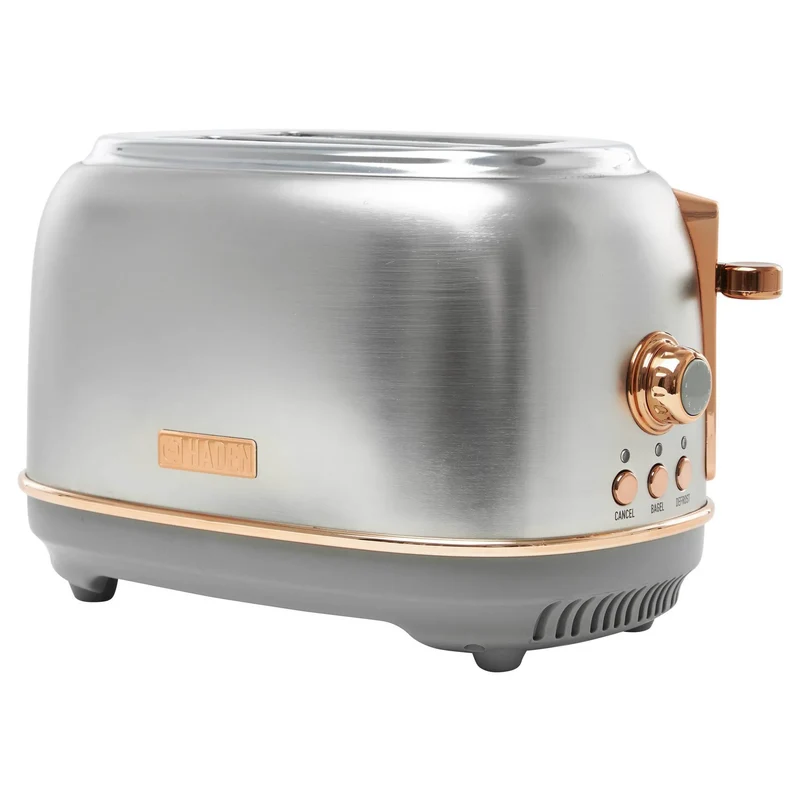 Wide Slot 2-Slice Toaster - Stainless Steel Finish/Copper