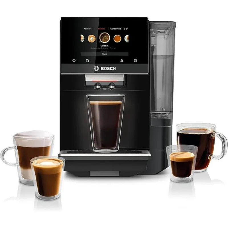 800 Series Fully Automatic Espresso Machine with Home Connect - Black