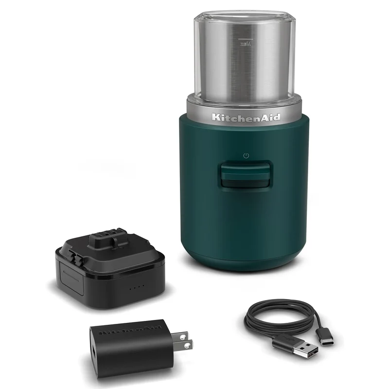 Go Cordless Blade Grinder battery included - Dark Green