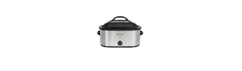 Roaster Oven 22qt 32215G: Slow Cooker & Turkey Roaster, 1450W, Dishwasher-Safe Parts, Black