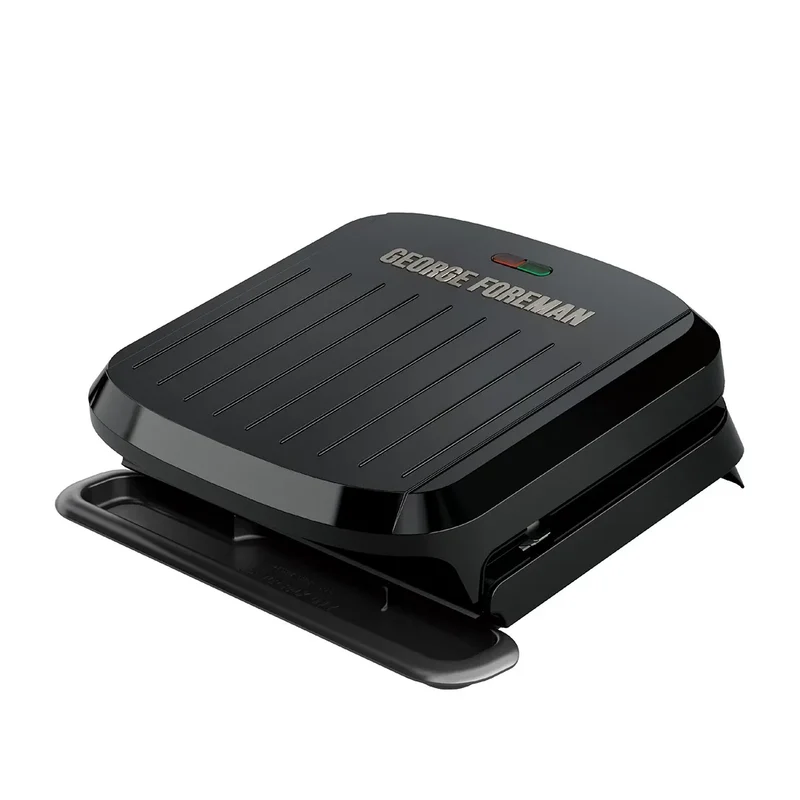 4-Serving Removable Plate & Panini Grill - Black