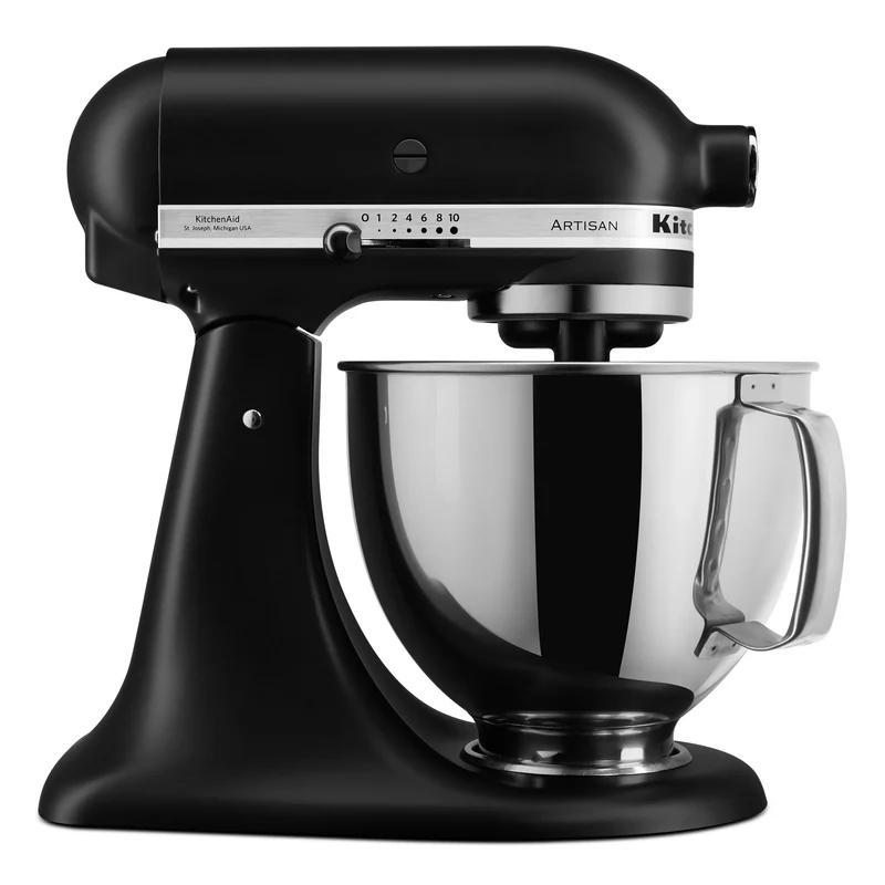 Tilt-Head Stand Mixer - Black - 5 Quart Capacity, 10 Speeds