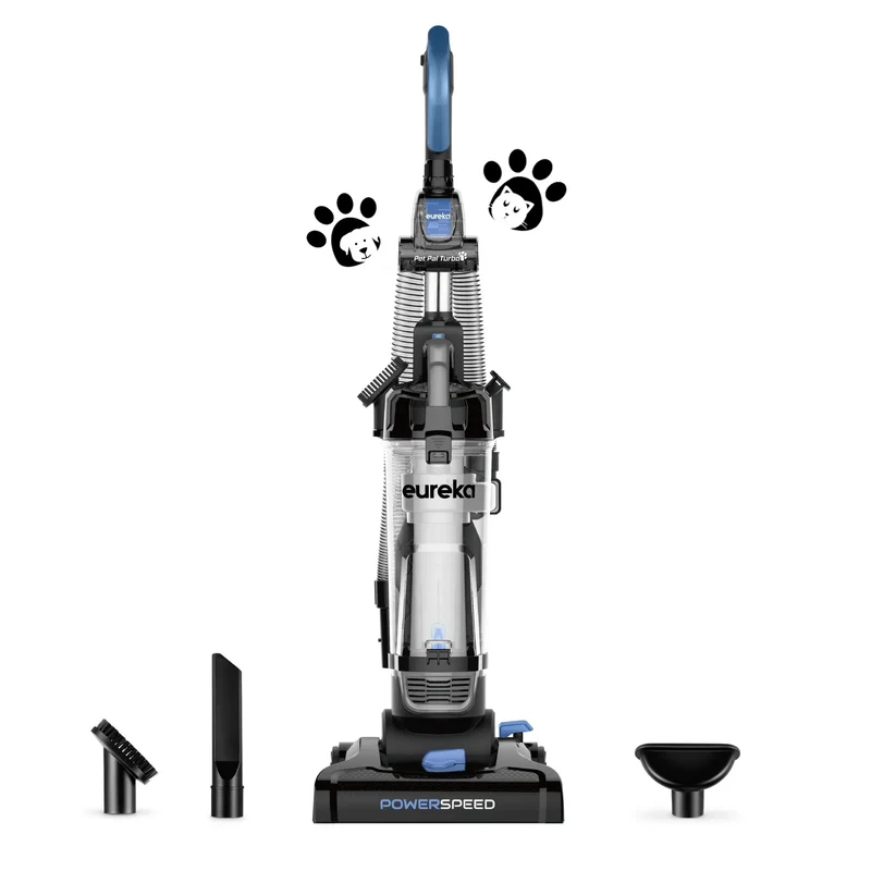 PowerSpeed Bagless Upright Vacuum Cleaner, Pet Turbo, Black
