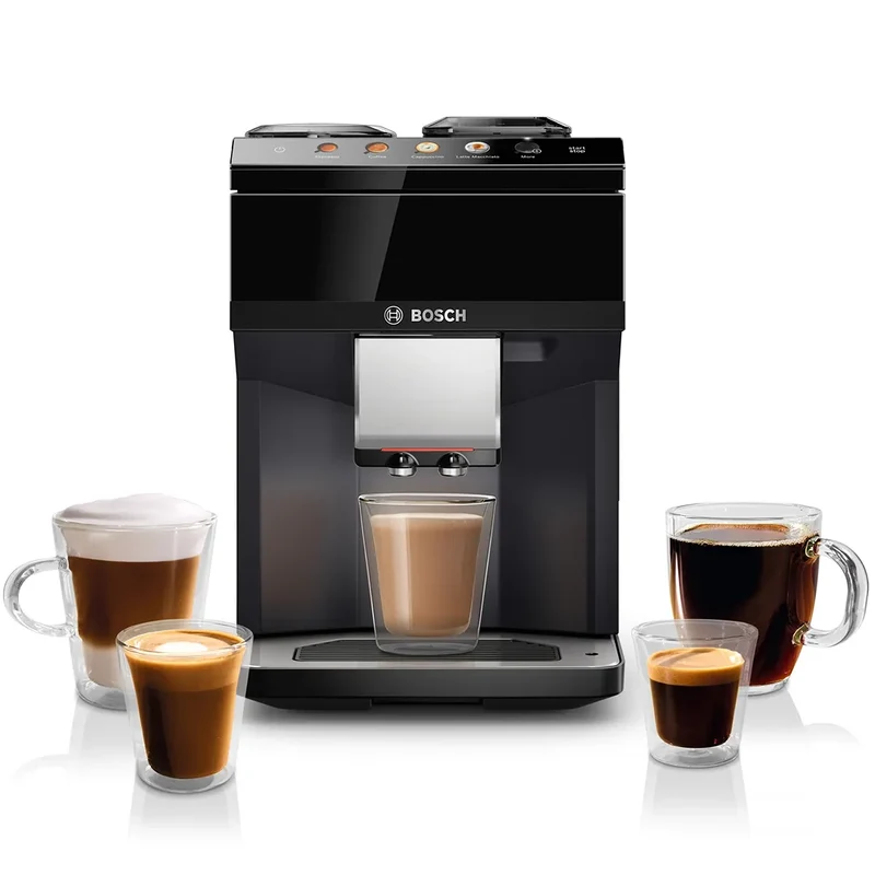 500 Series Fully Automatic Espresso and Coffee Machine - Dark Silver