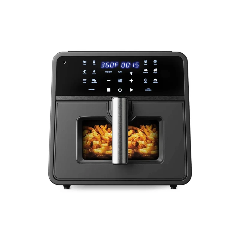 10qt SmartVoice 6-in-1 Air Fryer - Black