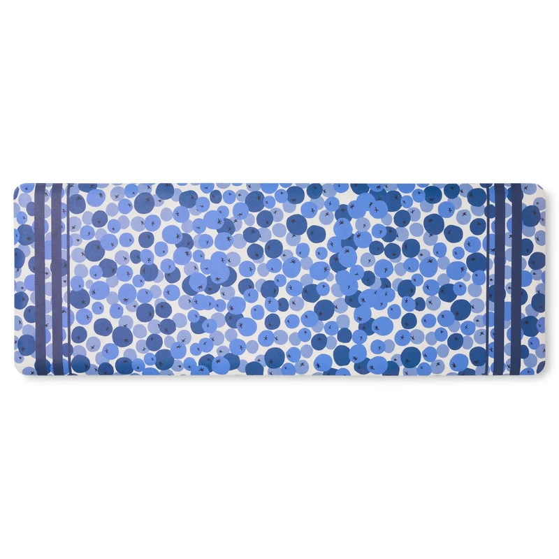 Kitchen Mat - Blue/White