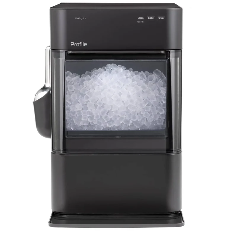 Nugget Ice Maker with Scale Inhibiting Filter - Black