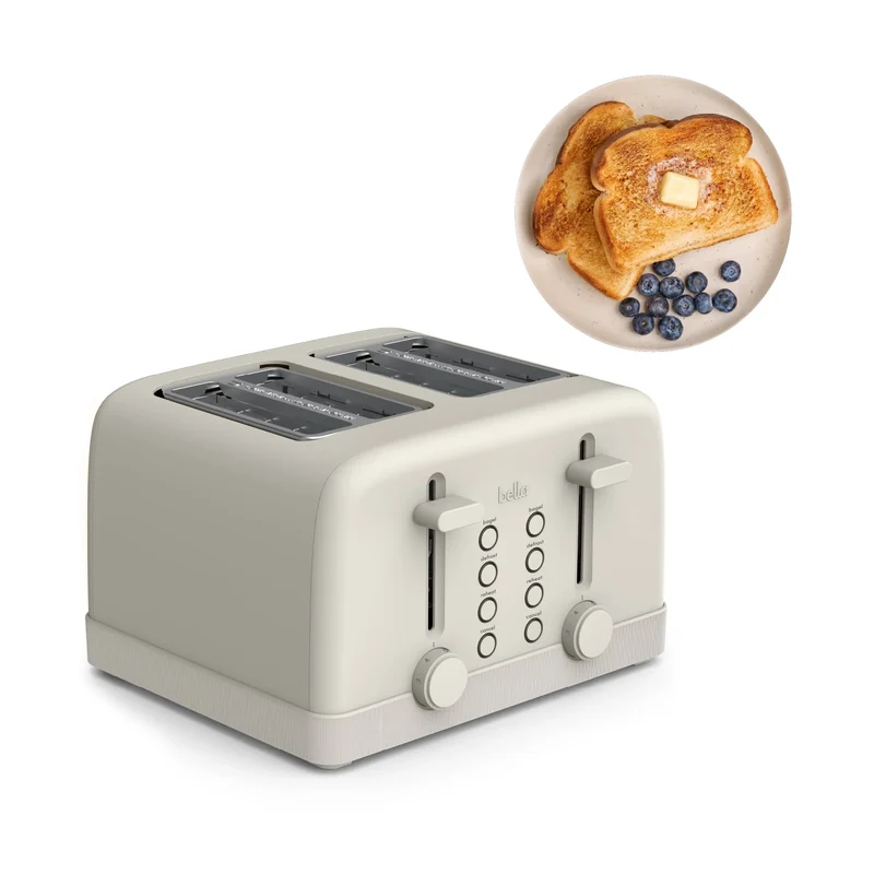 4 Slice Toaster - Oatmilk