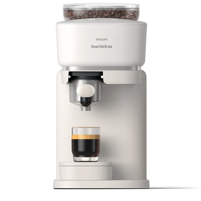 Baristina Automatic Espresso Machine Milky White
