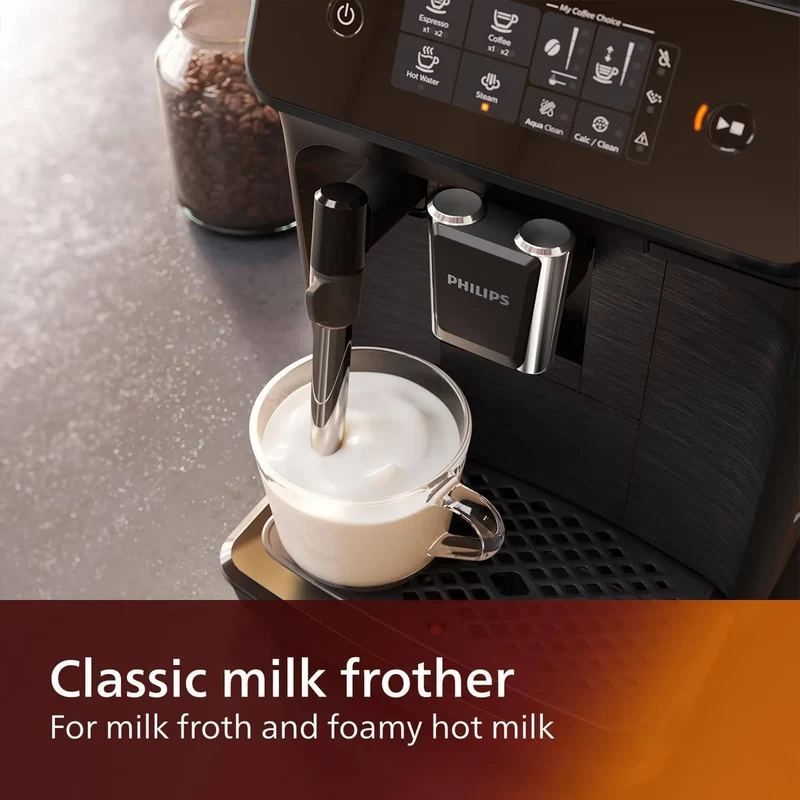 Fully Automatic Espresso and Coffee Machine - Black