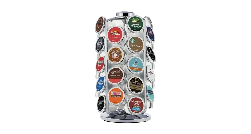 K-Cup Pod Carousel - Silver