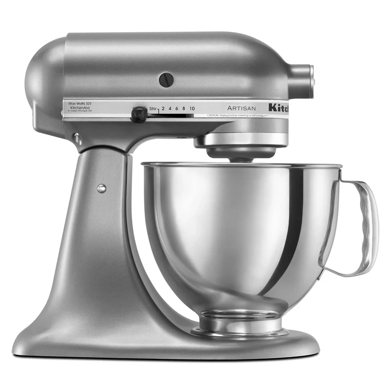 Artisan Series 5qt Tilt-Head Stand Mixer - Contour Silver