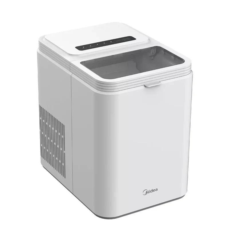 Ice Maker Countertop, Bullet Ice, 26 lbs Daily Production, 2 Ice Sizes - White