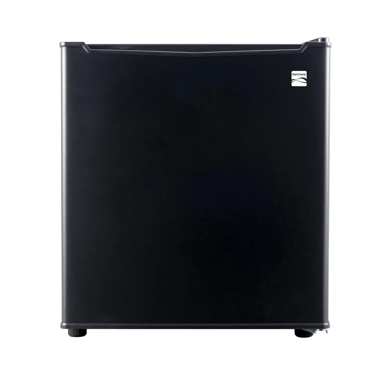 1.7 cu-ft Refrigerator - Black: Compact Dorm Fridge, Energy Star, Reversible Door, Adjustable Thermostat