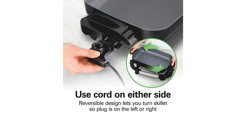 Durathon Ceramic Nonstick Electric Skillet - Black