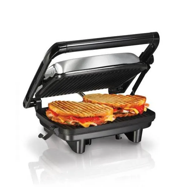 Panini Grill & Sandwich Maker - Silver