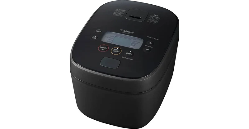 10 cup Induction Heating Rice Cooker and Warmer Black NW-QAC18: 12 Settings, BPA-Free, 1.8L Capacity