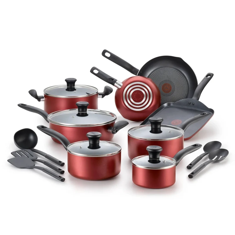 Nonstick Cookware Set - 18 Pieces