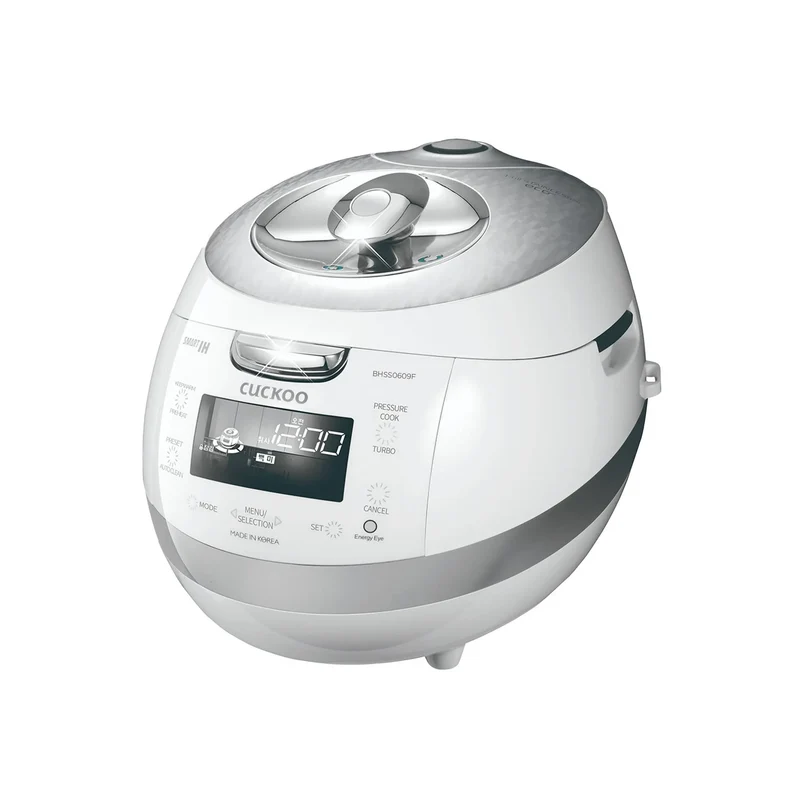 6-Cup Induction Heating Pressure Rice Cooker - White