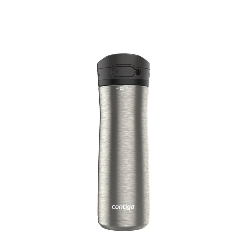 Jackson Chill 2.0 20oz AutoPop Stainless Steel Water Bottle Silver: Insulated Reusable Kids Drinkware