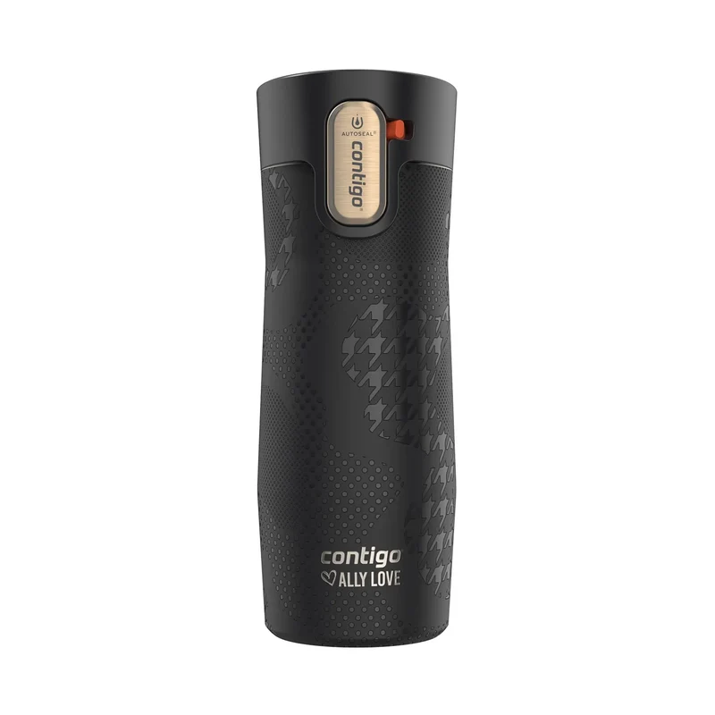 Stainless Steel AutoSeal Travel Mug - Licorice