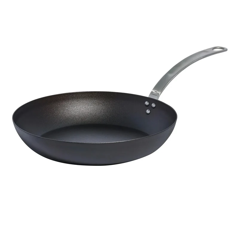 Seasoned Carbon Steel Frying Pan 12"