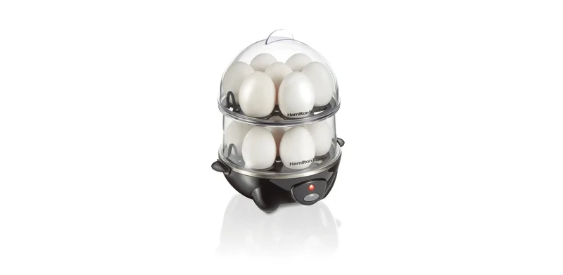 Electric Egg Cooker and Steamer - Black
