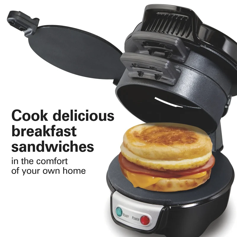 Breakfast Sandwich Maker - Black