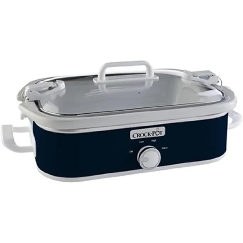 3.5 Quart Casserole Midnight Blue Slow Cooker