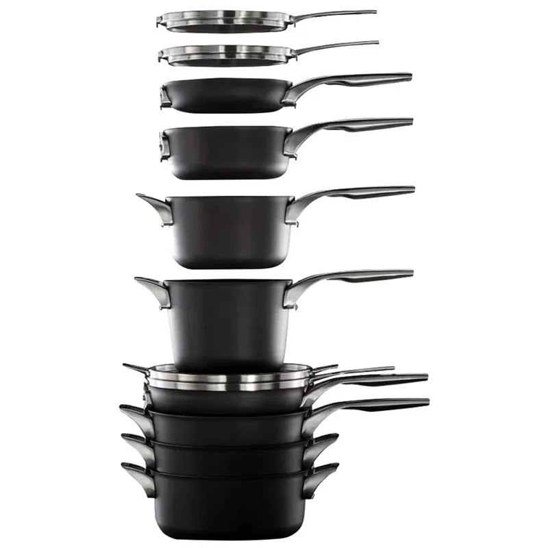 Premier 12-Piece Non-Stick Space Saving Cookware