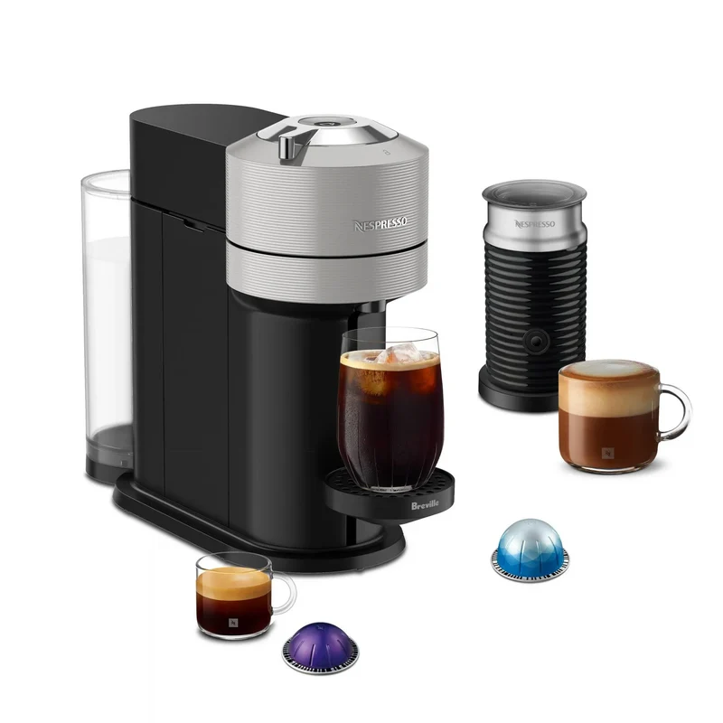 Vertuo Next Espresso Machine Bundle - With Milk Frother