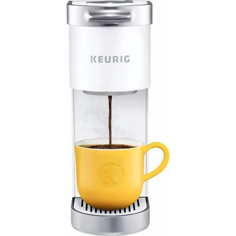 K-Mini Plus Single Serve K-Cup Pod Coffee Maker - White
