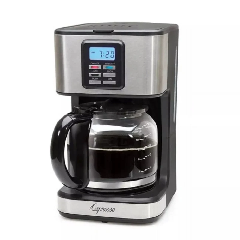 Capresso SG220 Programmable 12-Cup Stainless Steel Coffee Maker