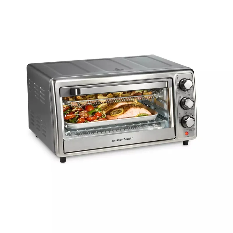 Sure-Crisp Air Fryer Toaster Oven Black - 31418: Countertop, 1400W, Dishwasher-Safe Parts, Freestanding