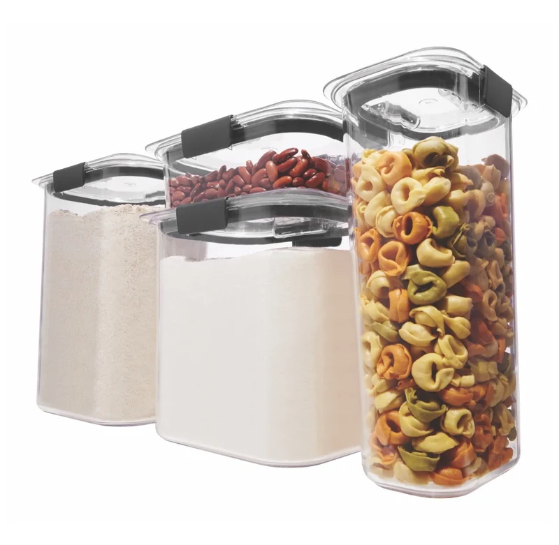 8pc Brilliance Pantry Food Storage Container Set