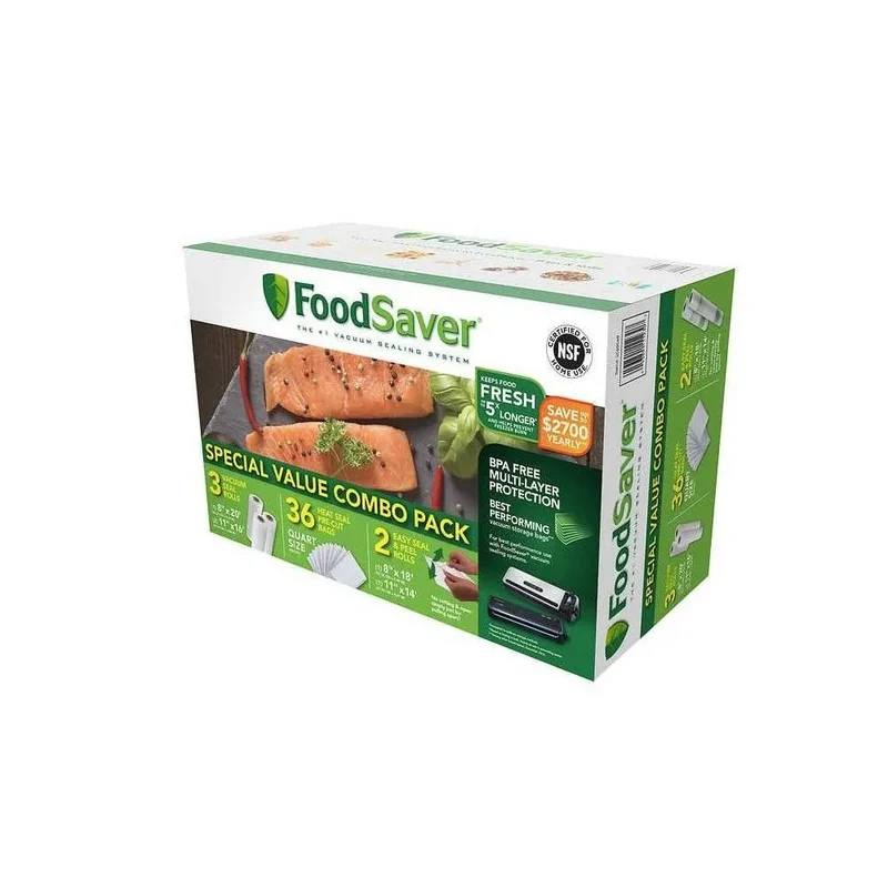 Clear Plastic Bags and Rolls Combo Value Pack