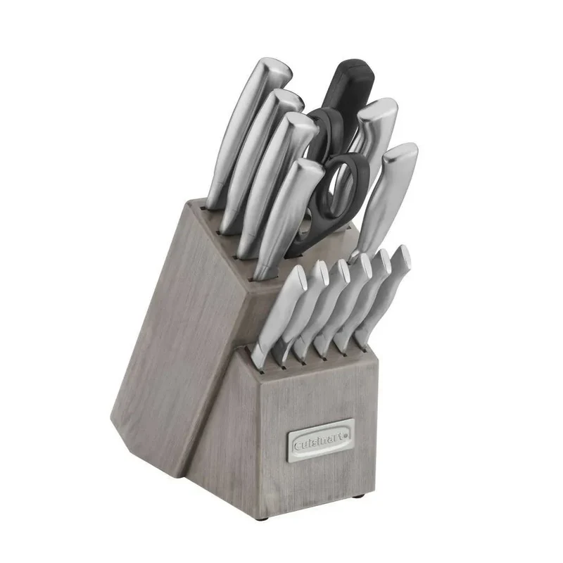 Classic 15pc Stainless Steel Knife Block Set
